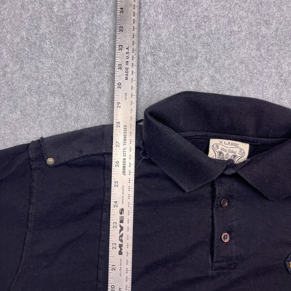 blac label graphic polo shirt black cotton xl - Picture 14 of 15